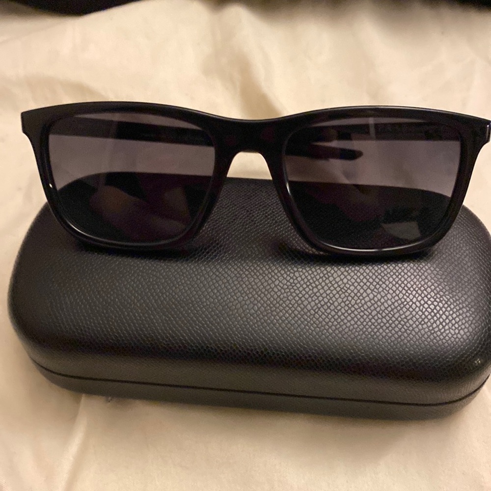 Prada polarized black frame grey lens